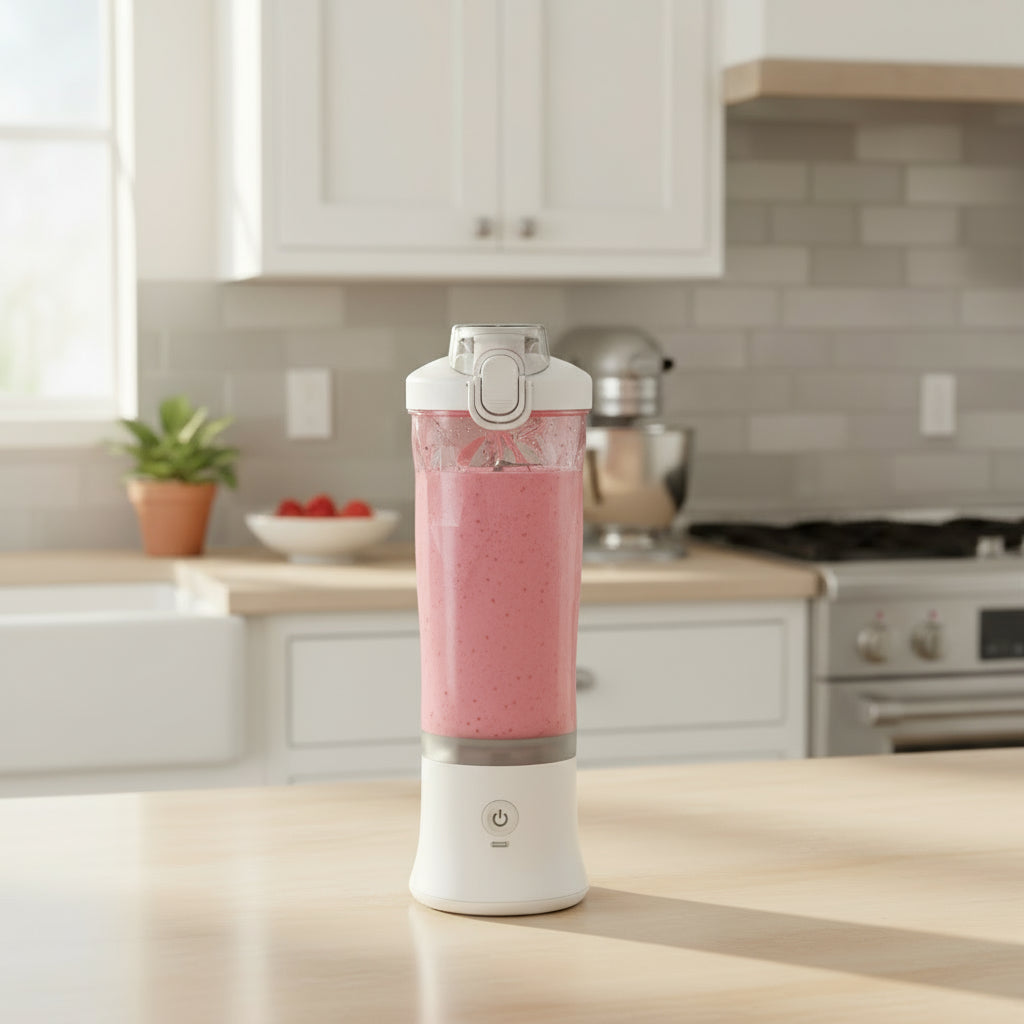 Zenoblends Mini™ – Portable Rechargeable Smoothie Blender with 6-Blade Power