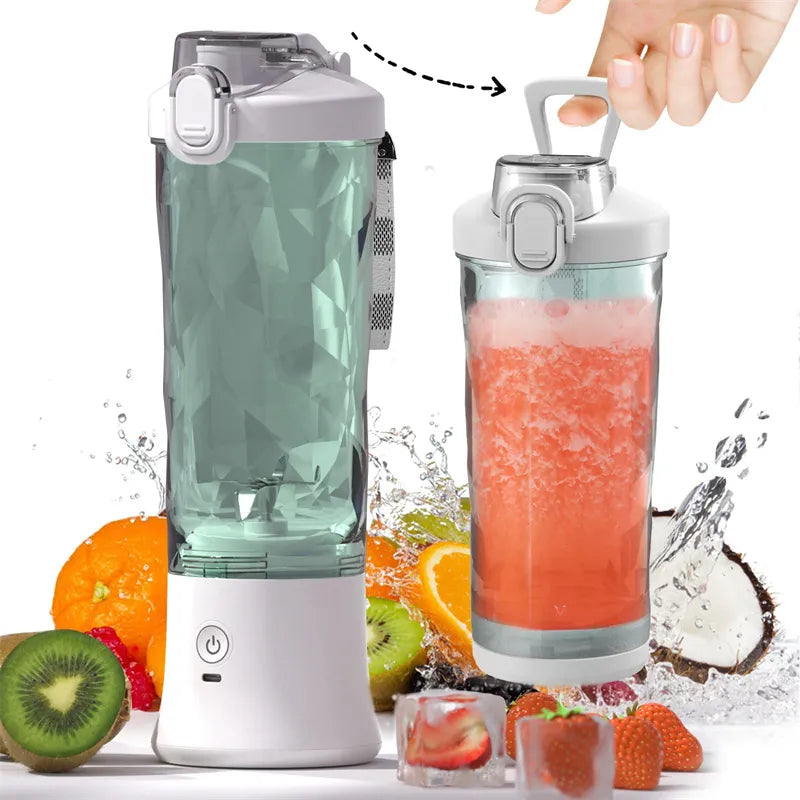 Zenoblends Mini™ – Portable Rechargeable Smoothie Blender with 6-Blade Power